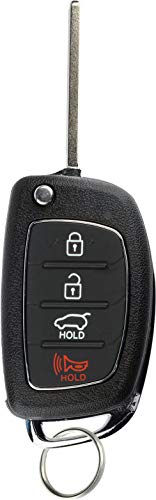 image for KeylessOption Keyless Entry Car Remote Uncut Flip Ignition Key Fob Ala