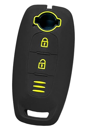 【IKT】日産車用 スマートキー用シリコンカバー 2ボタン / エクストレイル (2022〜)/ セレナ (2023〜) / デイズ (2023〜) / 日産サクラ (2022〜) / など 専用設計でピッタリサイズ 傷防止 さらさらシリコン ニッサン N