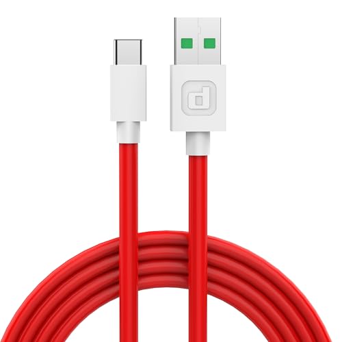 Image of Dubstep Blaze Ultra 50W USB Type C Cable 3.5 A 1 m Supports All Fast Charging Technologies (Compatible with Mobile, Tablet, Laptop, Speakers, Red, One Cable)