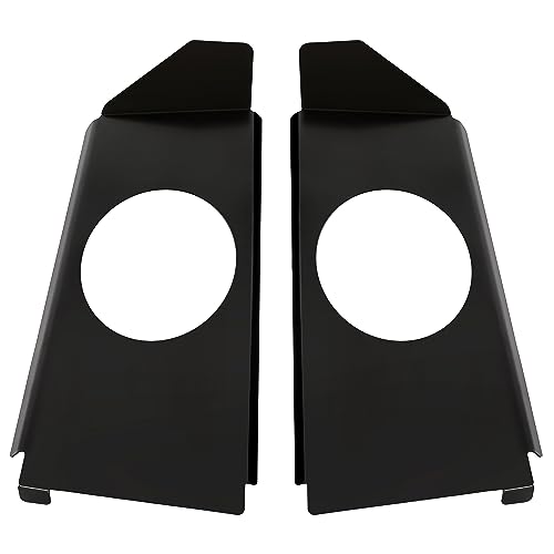 KUAFU Behind Seat Speaker Brackets Compatible with 1967-1972 Chevy Chevrolet C10 Pickup Cab Corner Behind Seat Speaker Brackets for 6x9 Speakers