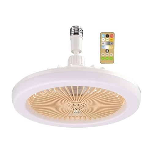 Genérico Ventiladores De Techo Con Luz Y Mando - Ventilador De Techo Para Cocina Con Temporizador - Compartimento para Aromaterapia Accesorios Frescos para Salón Cocina Guardería
