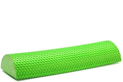 qiuqiu Fascia Roller Semicircular Massage Eva Foam Wave Yoga Pilates Fitness Equipment with Massage Floating Point Foam Roller Yoga Block miniatura 1