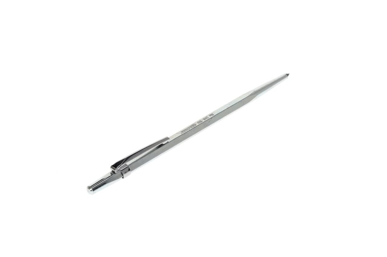 GEDORE Punta per Tracciare in Metallo Duro, per Metallo, Esagonale, Lunga 150 mm, Bulino con Clip, 208-150