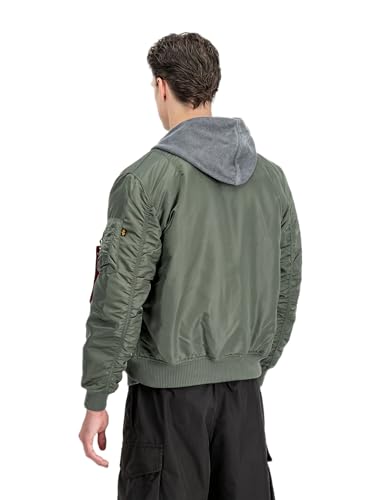 Alpha Industries MA-1 VF 59 Bomberjacke für Herren, Vintage Green, L – Ansicht 5