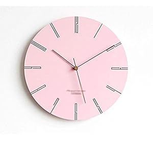 Moderne minimalistische wandklok wordt nog steeds gebruikt in de kinderkamer, slaapkamer, keuken, schoolkantoor (kleur…