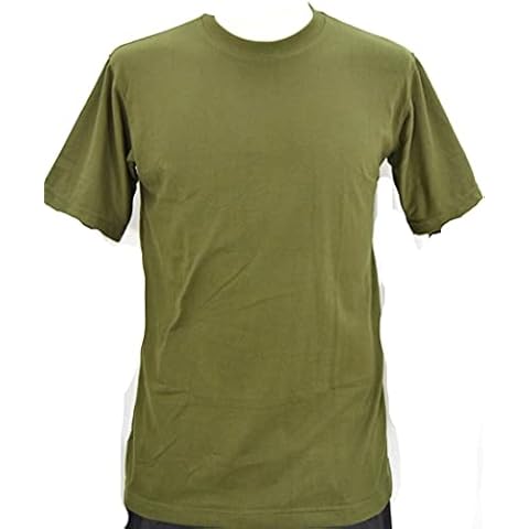 Military Surplus British Army S95 Olive Green Cotton T-Shirt (120cm(XXL)) Cover