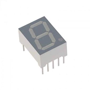 7 Segment Display-Common Cathode Red 14mm (0.56 Inch) Pack of 2