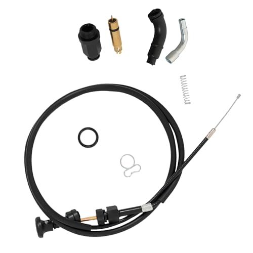 WFLNHB Carburetor Choke Cable and Valve Plunger Kit Replacement for Honda Rancher 350 TRX350FM TRX350TE TRX350TM TRX350FE Foreman 400 TRX400FW 1997-2003