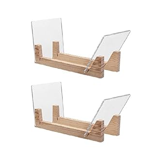Whisverse Lot de 2 supports de rangement pour disques vinyles en bois massif – Exposition simple dans un élégant support… - Les Beatles, Paul McCartney, John Lennon, RIngo Starr, George Harrison