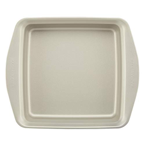 Rachael Ray Nonstick Bakeware Set Without Grips Includes Nonstick Bread Pan, Baking Pans, Cake Pans, Cookie Sheet / Baking Sheet - 10 Piece, Silver #TOP5