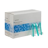 McKesson Denture Brushes 2-Sided Bristle, Green, 144 ct