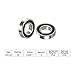 FOCMKEAS 6908-2RS 2 PCS Deep Groove Ball Bearing 40×62×12mm Double Black Rubber Shielded Ball Bearing Chrome Steel P0 Z2 Bearing for Industrial Machine,Power Tools and Mechanical Equipment