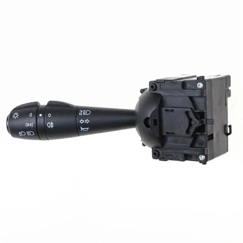 Compatible con Logan para Thalia para Sandero para Stepway Interruptor Indicador Columna Dirección De Coche con Bocina Luz Antiniebla Trasera 8201167982 255408317R Conmutador Columna