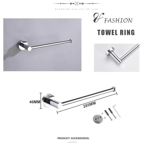 Barre porte-serviettes et accessoires chromés pour moderniser votre douche