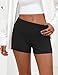 Rapbin Shorts for Women Ladies Biker Yoga Athletic Shorts Fashion Fold Over Summer Casual Micro Bottoms XL