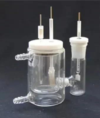 Wasserbad-Elektrolysezelle vom Typ H, versiegelt for den Einsatz im elektrochemischen Labor | Robuster Glassandkern, ideal for elektrochemische Experimente.(100ml)