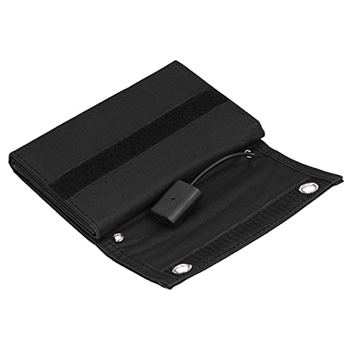 Batería descargada en el camping solucionada con panel solar 15W plegable USB monocristalino