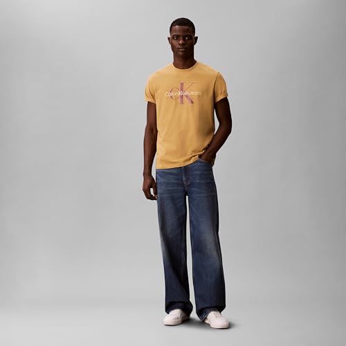 Image of Calvin Klein Men's Monogram Logo Crewneck T-Shirt