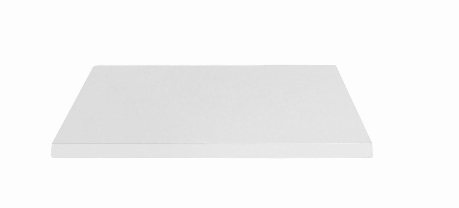 Fashion Commerce KONTE.Design Set di 2 Piani per Tavolo SPARGI Quadrato Bianco 70x70 cm sp. 18 mm