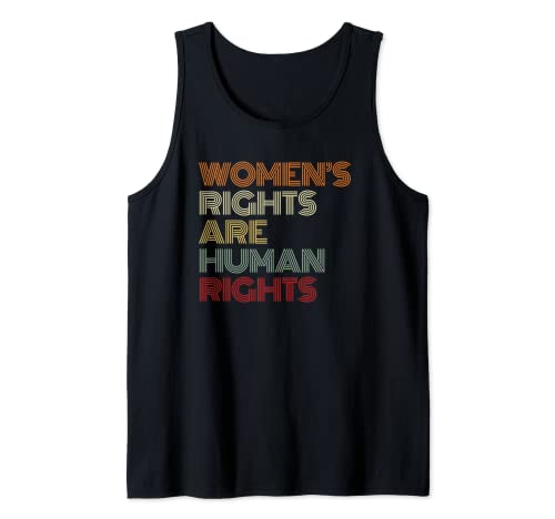 Women's Rights are Human Rights Civil Rights Feminist Camiseta sin Mangas