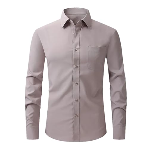 Chemise ample élastique pour homme Gris 9 : Liberté de mouvement et manches longues