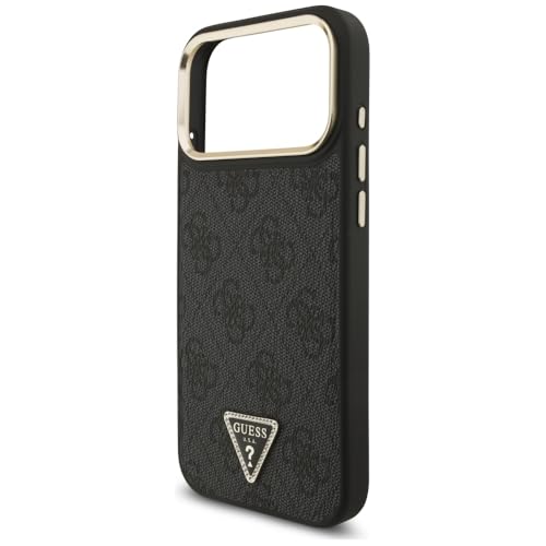 Coque iPhone 17 Pro Max Guess Triangle MagSafe CG Mobile Noire et Or - 6