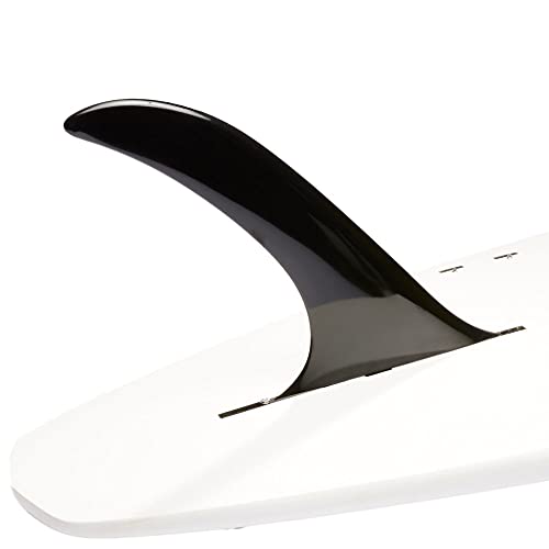 DORSAL Pintail Surf Fins for Sup Longboard Surfboard Center Velzy Style Flex-Fin 9.75' Black