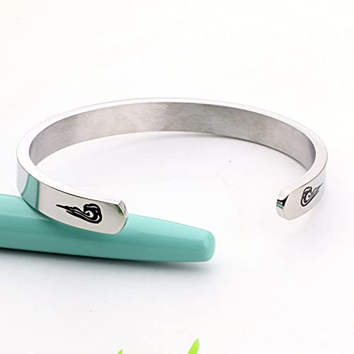 Inspirational Encouragement Gift I am The Storm Quote Bracelet Fate whispers to the warrior you cannot withstand the storm the warrior whispers Back4