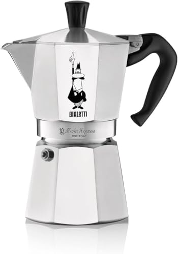 Bialetti moka pot outdoors