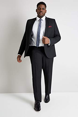 Terno Masculino Plus Size Preto Cor:Preto;Tamanho:68