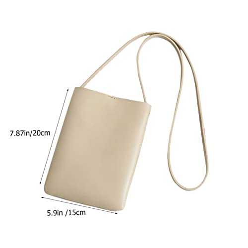Mini Crossbody Phone Bag for Women Simple Solid Color Adjustable Shoulder Strap Compact Cell Phone Pouch for Travel and Daily Use2