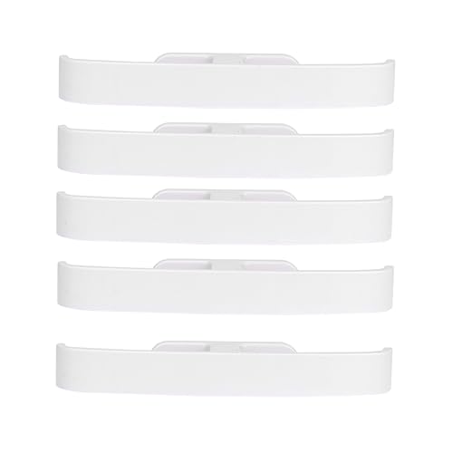 Mobestech Hanging Door Organizer Wall-mounted Shoes Rack 5 Pack Sticky Door Shoes Storage Slippers Holder Elastic Material