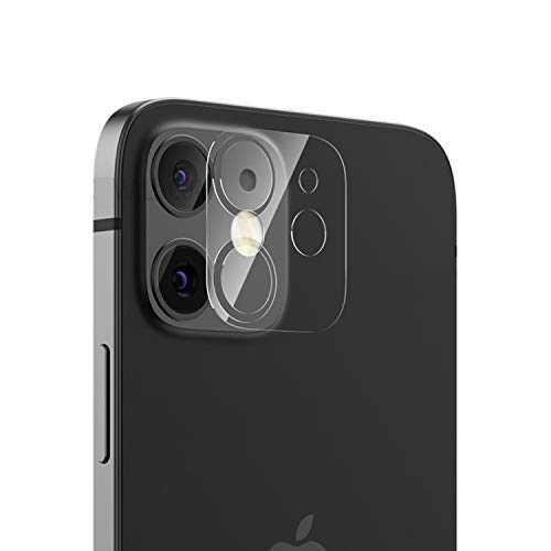 Supremo Camera Lens Tempered Glass Guard For Apple iPhone 12 Mini (5.4) Anti-Scratch Camera Protective 9H Hardness Glass Lens [Pack Of 1] Black