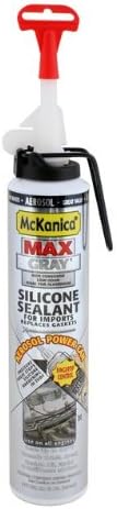 McKanica 0310 Max Gray Silicone Sealant - 6 Pack