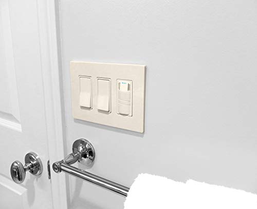 DewStop FS-325-A1 Adjustable Bathroom Fan Control and Light Switch, Almond
