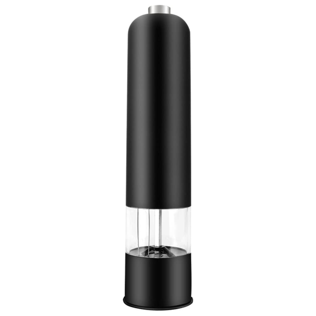 Moulin à piment automatique électrique en inox avec lumière LED pour cuisine