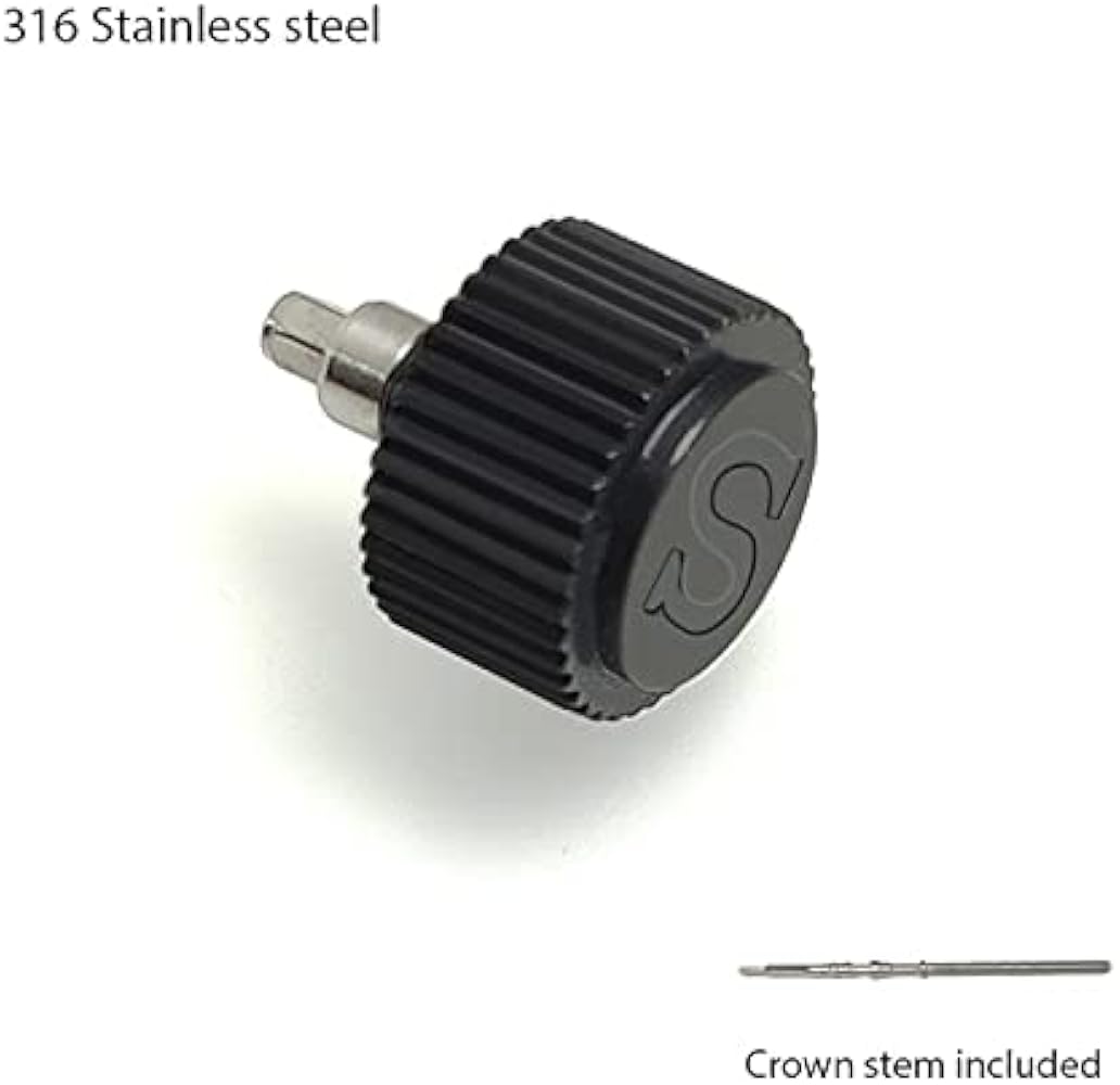 その他 crown Amazon.com: Knurled Crown SKX007/009 Stainless Steel Crown