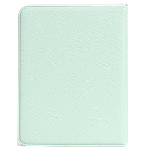 Image of ZENKO 64 Pockets Photo Album for Fujifilm Instax Mini 13 /12 /11 /9 /8 /SE /41 /99 /Evo /Liplay Instant Camera /Mini Link Printer, Polaroid Snap Touch PIC-300 Z2300 Mint Zip Instant Camera Printer- Mint Green