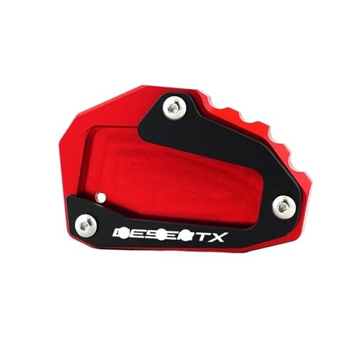 Plaque d'extension béquille pour Desert X évite l'enfoncement support moto avec bouchons valve