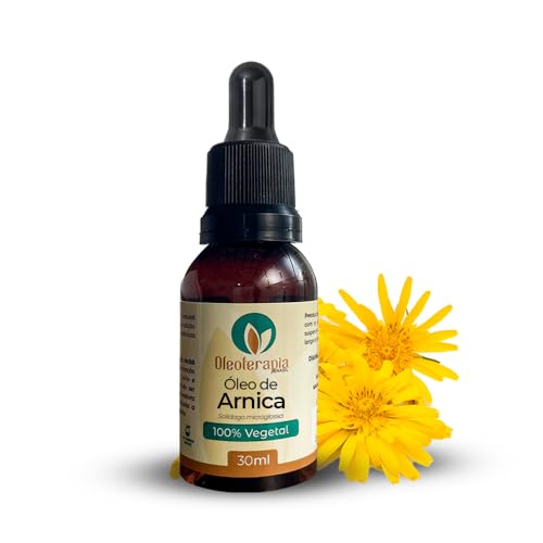 Óleo vegetal de Arnica - 100% natural uso capilar e corporal (30ml)