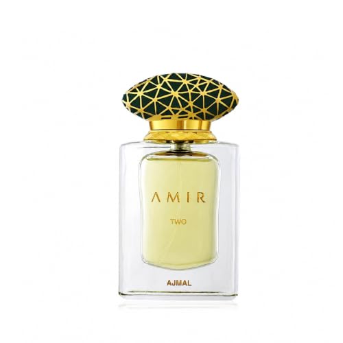 Ajmal Amir Two Eau de Parfum 50 ml | Parfum luxueux et durable unisexe | Parfum oriental avec notes d'ambre, d'épices et de musc | Parfum premium de Dubaï pour homme et femme