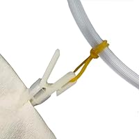 Katheter Stabilisierungsgerät Tuch Pegs Clamp Katheter Fixing Halter Klemmen Rohr Befestigungsclips Wäschestift Schlauch Befestigungszubehör Zubehör Zubehör 5Pcs