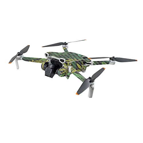 Image of MightySkins Carbon Fiber Skin Compatible with DJI Mini 3 - Cannabis Culture | Protective, Durable Textured Carbon Fiber Finish | Easy to Apply