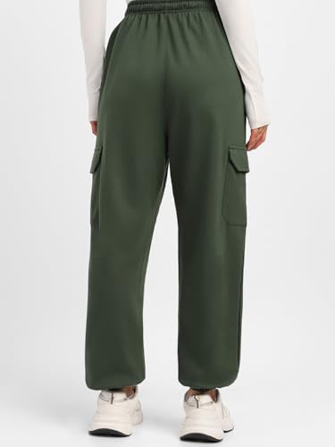 Image of JUNEBERRY 100% Pure Cotton Regular Fit Mid Rise Cargos with Pocket for Women & Girls