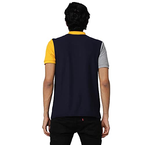 Image of STOP by Shoppers Patterned Cotton Blend Regular Fit Men's T Shirt