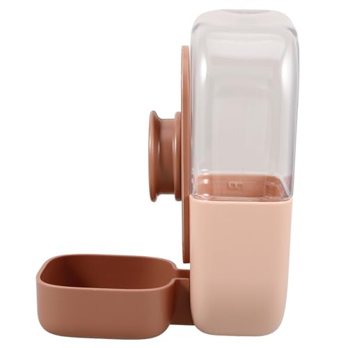 HEMOTON Hanging Pet Water Dispenser Automatic Pet Fountain for Dogs Cats Compact for Cages No Leak Design Clean Tidy Feeding Prevents Spills and Mess