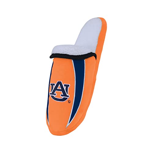 Image of FOCO mens NCAA College Team Logo Sherpa Moccasin Slippers