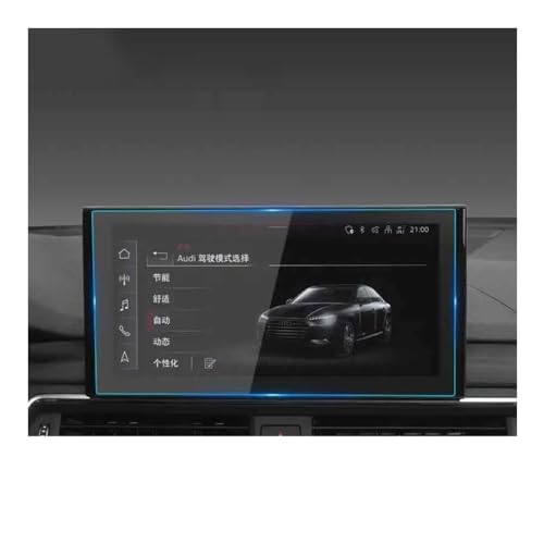 Film protecteur d'écran verre trempé voiture Audi A4 A5 S5 GPS 2020 2021