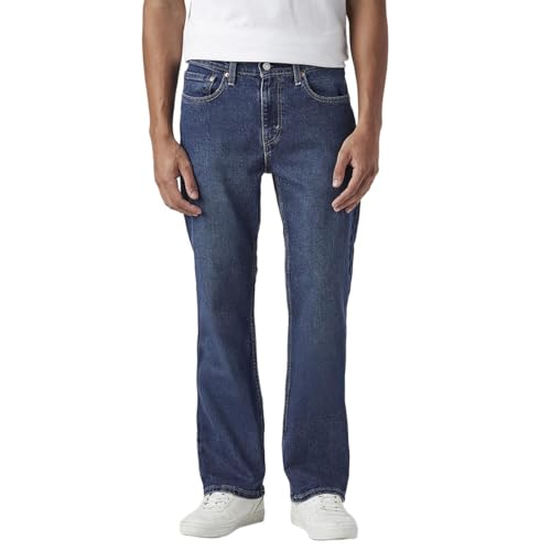 Image of Levi's Men's 527 Dark Indigo Bootcut Fit Mid-Rise Jeans
