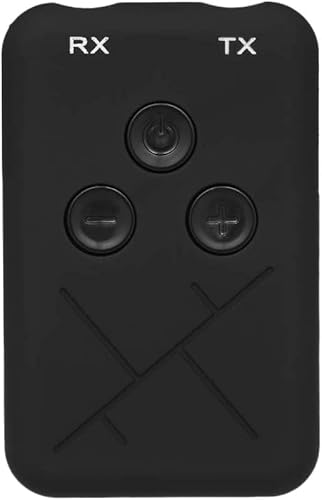 London Express Bluetooth Transmitter Receiver, Wireless Aux, 3.5mm, Portable, Low Latency, 2 in 1 Adapter, Long Battery Life, Dual Connection for TV, Stereo, Headphones, Gym, Speakers, Car and More London Express Bluetooth Transmitter Receiver, Wireless Aux, 3.5mm, Portable, Low Latency, 2 in 1 Adapter, Long Battery Life, Dual Connection for TV, Stereo, Headphones, Gym, Speakers, Car and More